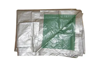 PLANDEKA 4X5M SZARO-ZIELONA 130GR