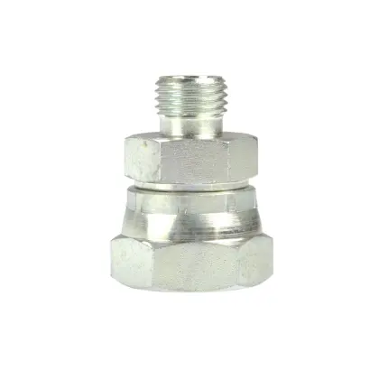 Złącze - złączka hydrauliczna - prosta AB M22x1,5 - M14x1,5 15L/8L stożek starego typu bez oringu