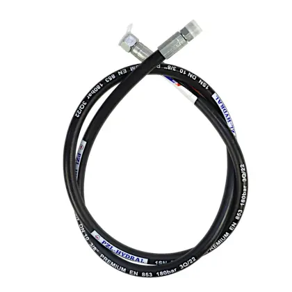 Przewód wąż hydrauliczny gwint M18x1,5 proste L-1600mm DN10-1SN (AB-10-1600, P11P21) 18MPa PZL HYDRAL