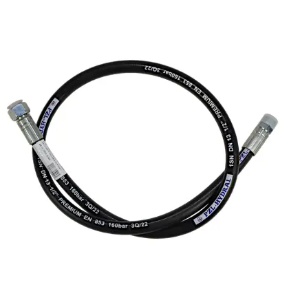 Przewód wąż hydrauliczny gwint M22x1,5 proste L-1300mm DN12-1SN (AB-13-1300, P11P21) 16MPa PZL HYDRAL