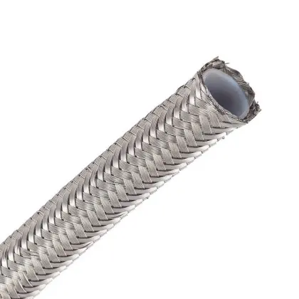 Przewód gumowy PTFE w oplocie stalowym AN4 fi 5,5mm