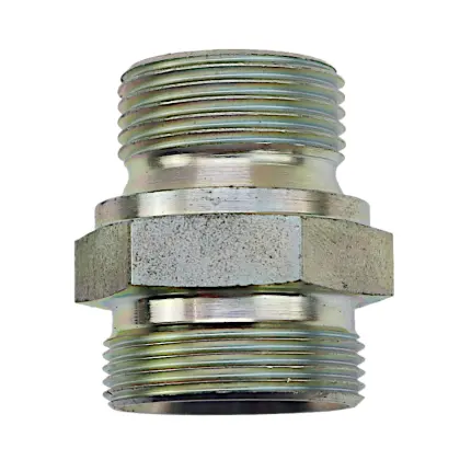 Złącze - złączka hydrauliczna - prosta BB 3/4" - M30x2 22L  ZN-141 G3/4M30x2