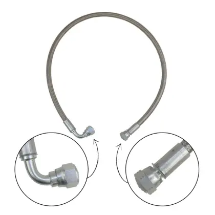 Przewód wąż teflonowy kompletny 5/8" L-980mm turbosprężarki RENAULT PROKOM
