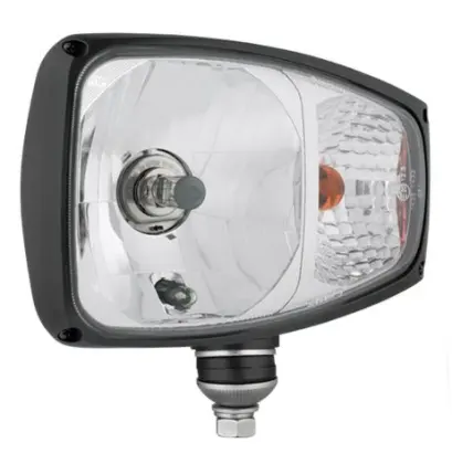 Reflektor H4 4F L 225*150+obudowa złącze DT04-6P, ŻARÓWKI 12V