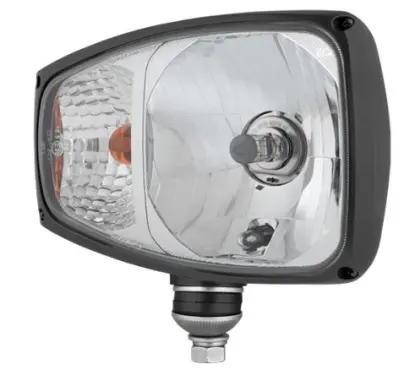 Reflektor H4 4F P 225*150+OBUDOWA złącze DT04-6P, żarówki 12V