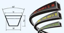 Pasek klinowy HD-4120 653062.0 Harvest CL-6530620 Claas czerwony Stomil