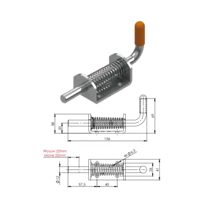Zaczep do burty 600 kg