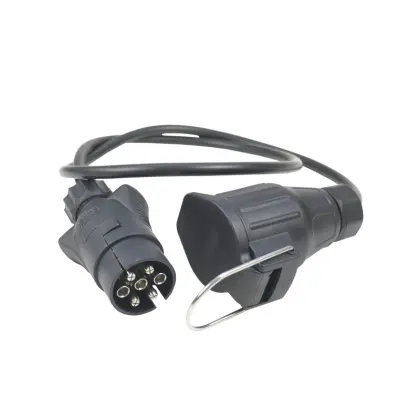 Adapter przejściówka gniazda złącza kablowy 7/13 12/24V długość 1,0m ELMOT