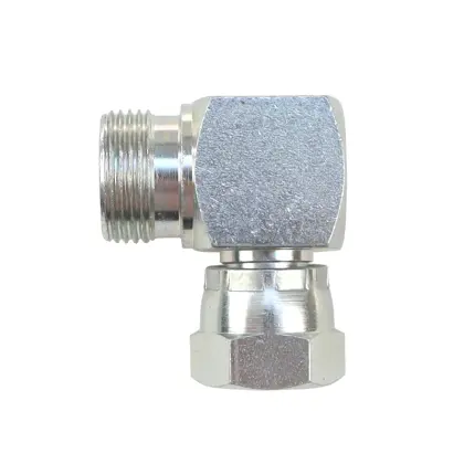 Złącze - złączka hydrauliczna - kolanko 90 AB M18x1,5 - M22x1,5 15L/12L stożek starego typu bez oringu