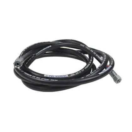 Przewód hydrauliczny gwint M22x1,5 proste ( WNP - WNP ) L-5800mm DN12-2SN Przyczepa stary typ (AA-13-5800) 27,5MPa PZL HYDRAL