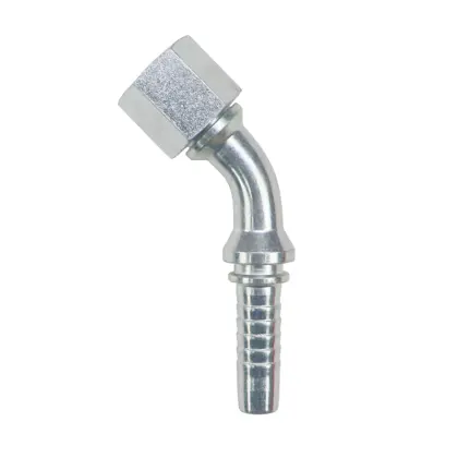 Końcówka zakucie metryczna kątowa gwint wewnętrzny DKOL 45 DN10 10L M16x1.5 Premium HYDRAL