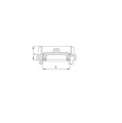 Pokrywa nasady STORZ 25mm aluminiowa PZL HYDRAL