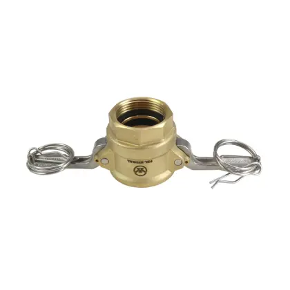 Szybkozłącze Camlock coupling gniazdo Typ D mosiądz 1 1/4" x 32mm PZL HYDRAL