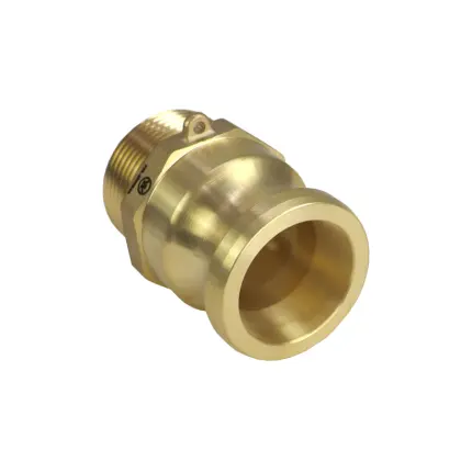 Szybkozłącze Camlock coupling wtyczka Typ F mosiądz 1 1/4" x 32mm PZL HYDRAL