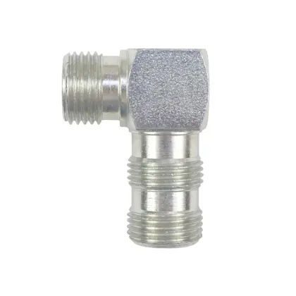 Złącze - złączka hydrauliczna - kolanko 90 BB 3/8" - M16x1,5 10L