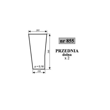 Szyba przednia dolna Fendt