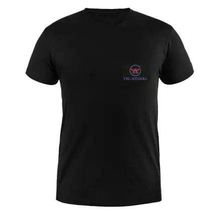 Koszulka z krótkim rękawem, gramatura 180, 100% bawełna czarna (XXL) HYDRAL