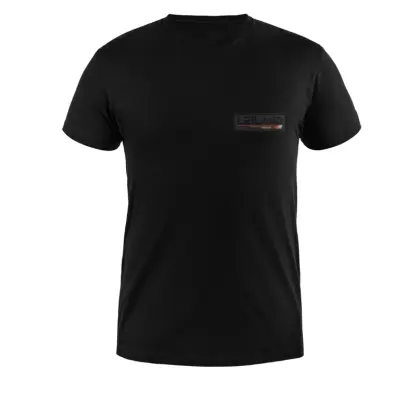 Koszulka z krótkim rękawem, gramatura 180, 100% bawełna czarna (XXXL) LEILAND