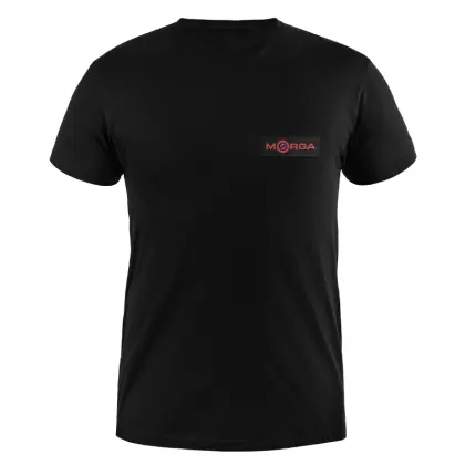 Koszulka z krótkim rękawem, gramatura 180, 100% bawełna czarna (XXXL) MORGA