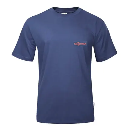 Koszulka z krótkim rękawem, gramatura 180, 100% bawełna niebieska (XL) MORGA
