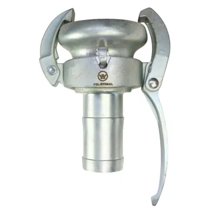 Gniazdo złącza dźwigniowego PERROT z końcówką wyoblaną do węża kompletne z uszczelką wersja ciężka 70-50mm Premium HYDRAL
