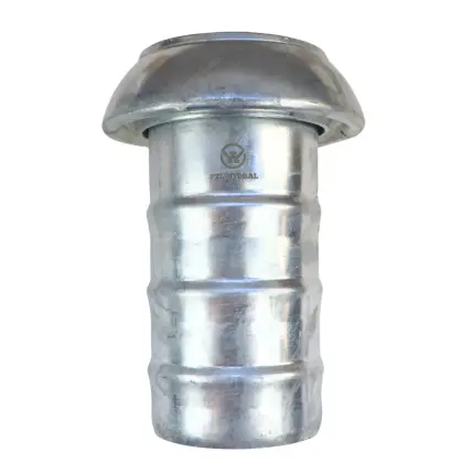 Wtyczka złącza dźwigniowego PERROT z końcówką wyoblaną do węża kompletna FI-108 / 104mm HYDRAL