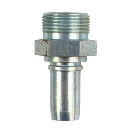 Końcówka węża teflonowego karbowanego PTFE DN15, typ B M27x1,5 przewody ciężarówka PZL-Hydral