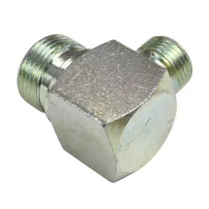 Złącze - złączka hydrauliczna - kolanko 90 BB ZN-143 3/8" M22x1,5 15 L