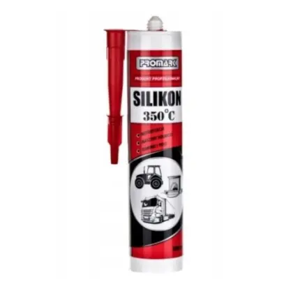 Silikon wysokotemperaturowy kartusz 310ml od -60do +350C czerwony