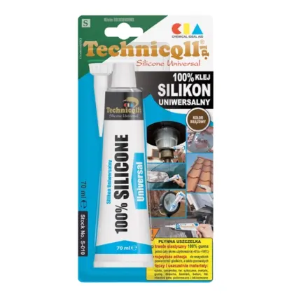 Silikon uniwersalny 70ml brązowy S-010 Technicqll