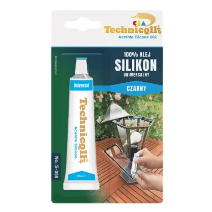 Silikon uniwersalny 20ml czarny S-058 Technicqll