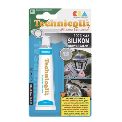 Silikon uniwersalny 20ml szary S-065 Technicqll