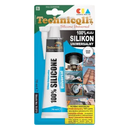 Silikon uniwersalny 70ml biały S-273 Technicqll