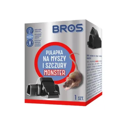 Pułapka, łapka na myszy i szczury Monster Bros