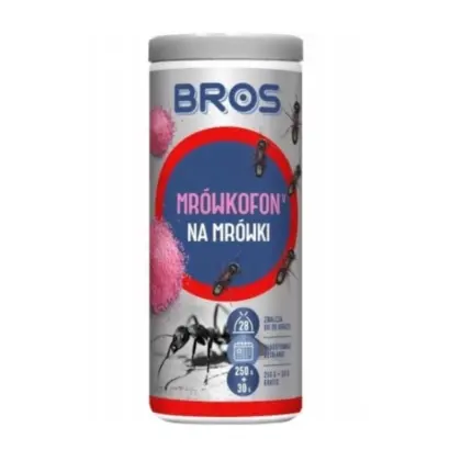 Środek granulat różowy na mrówki ogrodowe 250g Mrówkofon Bros