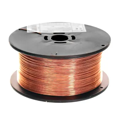Drut spawalniczy elektrodowy manganowo - krzemowy, miedziowany, G3Si1, SG2 przeznaczony do spawania metodą mig / mag FI-0,8mm 1kg