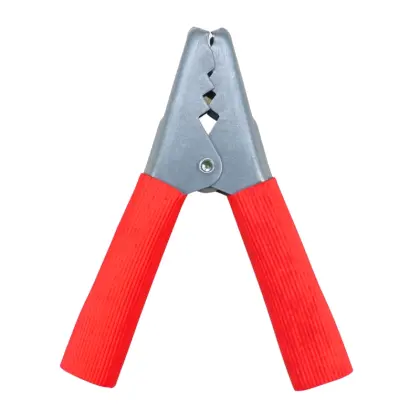 Zacisk prostownika duży czerwony L-150 400A