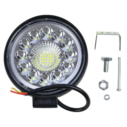 Lampa robocza LED okrągła FI-110mm 33-led uniwersalna światło skupione