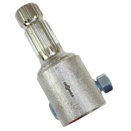Adapter redukcja wałka WOM damsko-męski 20 frezów 44.4mm (1 3/4") / 21 frezów 34.9mm (1 3/8") L-165mm MORGA