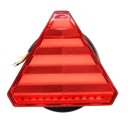 Lampa zespolona tylna 6-funkcyjna W 243 12/24V LED wodoodporna bez oświetlenia tablicy rejestracyjnej z przewodem neon