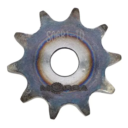 Koło zębate łańcuchowe hartowane z kołnierzem, piastą 06B-1 (R1 3/8) Z-10 średnica zewnętrzna 34,5 mm MORGA