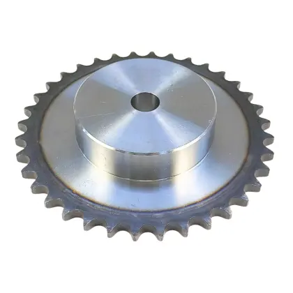 Koło zębate łańcuchowe hartowane z kołnierzem, piastą 10B-1 (R1 5/8) Z-36 średnica zewnętrzna - 189 mm MORGA