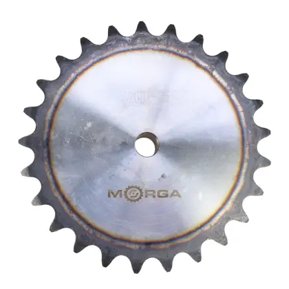 Koło zębate łańcuchowe hartowane z kołnierzem, piastą 20B-1 (R1 1.1/4) Z-25 średnica zewnętrzna - 268,4 mm MORGA