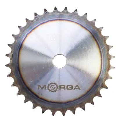 Koło zębate łańcuchowe hartowane tarcza 08B-1 (R1 1/2) Z-32 średnica zewnętrzna 134,4 mm MORGA
