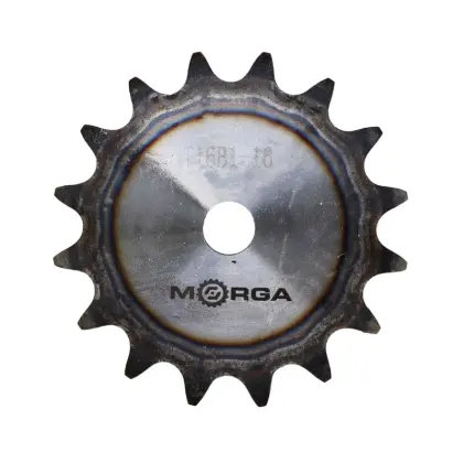 Koło zębate łańcuchowe hartowane tarcza 16B-1 (R1 1) Z-16 średnica zewnętrzna 141,8 mm MORGA
