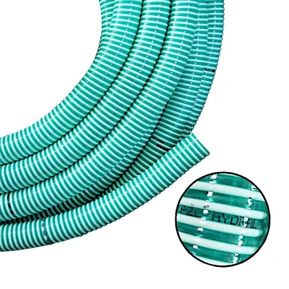 Wąż asenizacyjny PVC/PCV ssawno - tłoczący DN32 ( sprzedawany na krązki 30m ) PZL HYDRAL