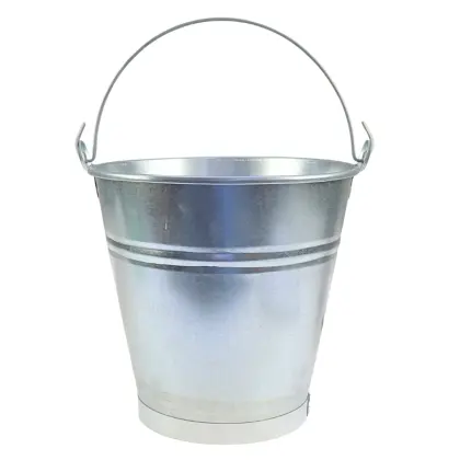 Wiadro ocynkowane grubość 0,7mm 15L FI-32cm