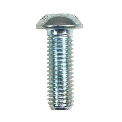 Śruba ampułowa pełny gwint M12x35 kl.10.9 ocynk biały