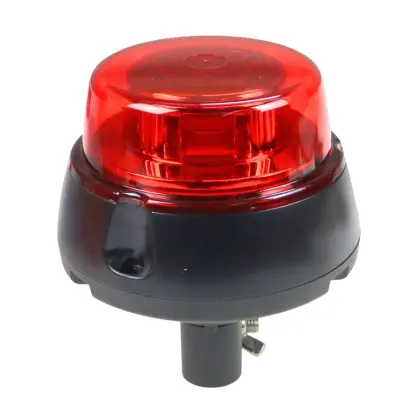 Lampa ostrzegawcza LED 12-24V błyskowa kogut IP6 mocowanie na trzpień WAŚ