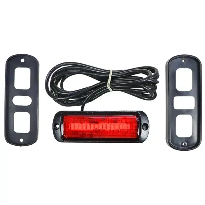 Lampa ostrzegawcza LED 12-24V błyskowa IP6 2065E WAŚ
